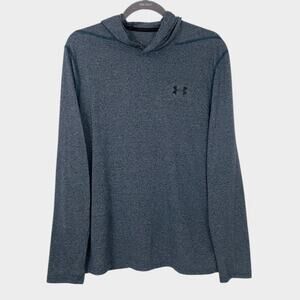 Under Armour Mens Threadborne Blue Active Hoodie Sweatshirt